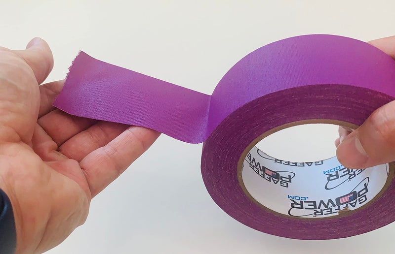 Gaffer Power Purple Tape | Real USA Made Gaffers Tape | Heavy Duty, Non-Reflective, Leaves No Residue | Strong, Easy Tear Tape for Cables, Crafts, Repairs | 2 Inch x 30 Yards - Image 4